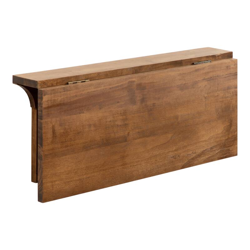 Kate and Laurel Corblynd Wood Wall Mounted Desk