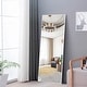 preview thumbnail 131 of 167, Dovelina Modern Full Length Floor Mirror - Freestanding Vanity Mirror for Bathroom or Living Space