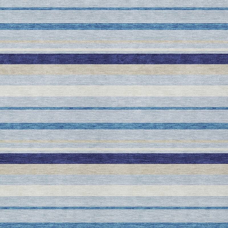 HomeRoots Striped Transitional Rectangle Outdoor Rug