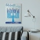 preview thumbnail 11 of 9, Stupell Festival Of Lights Hanukkah Holiday Menorah Blue Word Design Canvas Wall Art, Proudly Made in USA