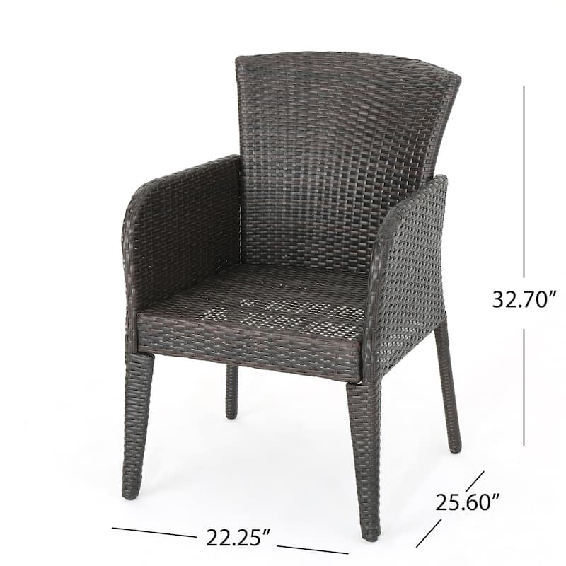 Christopher Knight Home Corsica Outdoor 5-piece Wicker Dining Set