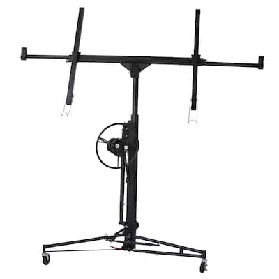 Drywall Panel Hoist Drywall Lift Rolling Panel Hoist Jack Lifter 16ft 150 Lbs Load Capacity CE Standard Drywall Lift