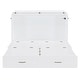 preview thumbnail 2 of 11, Full Size Pulley Structure Design Murphy Bed Wall Platform Bed, White