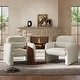 preview thumbnail 11 of 14, Roundhill Furniture Dylan Modern Upholstered Barrel Armchair, Cream White