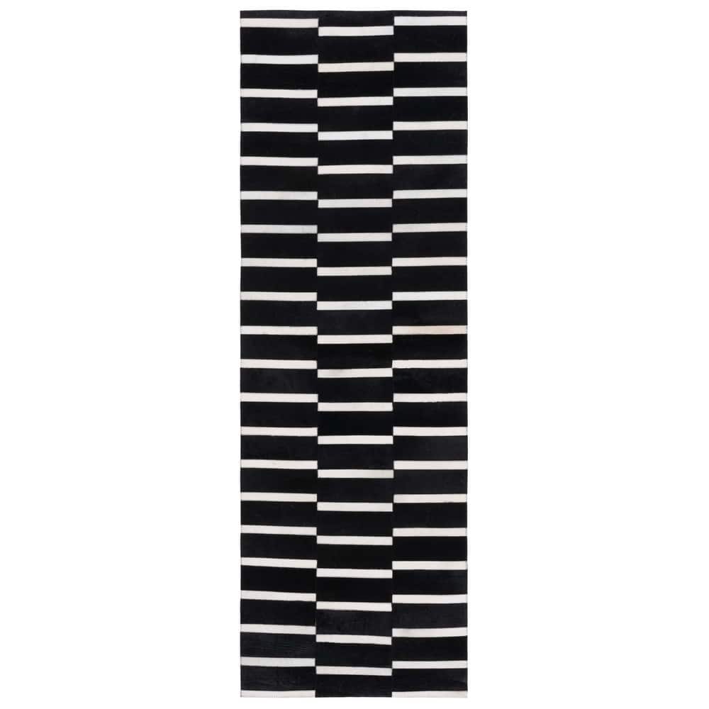 SAFAVIEH Handmade Studio Leather Brande Mid-Century Modern Rug