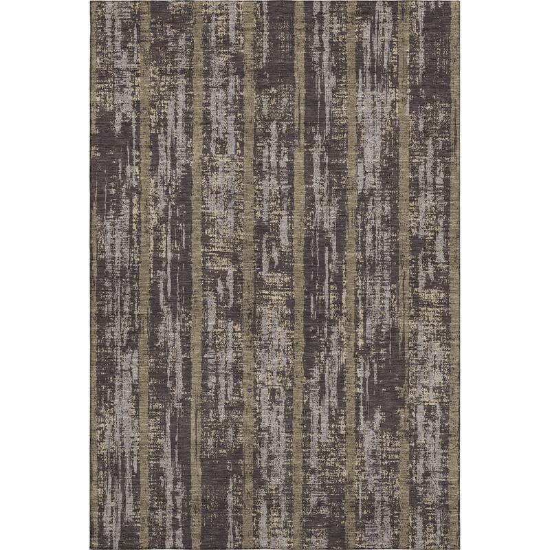 Premium Washable Super Soft Stripe Abrash Mayfield Rug