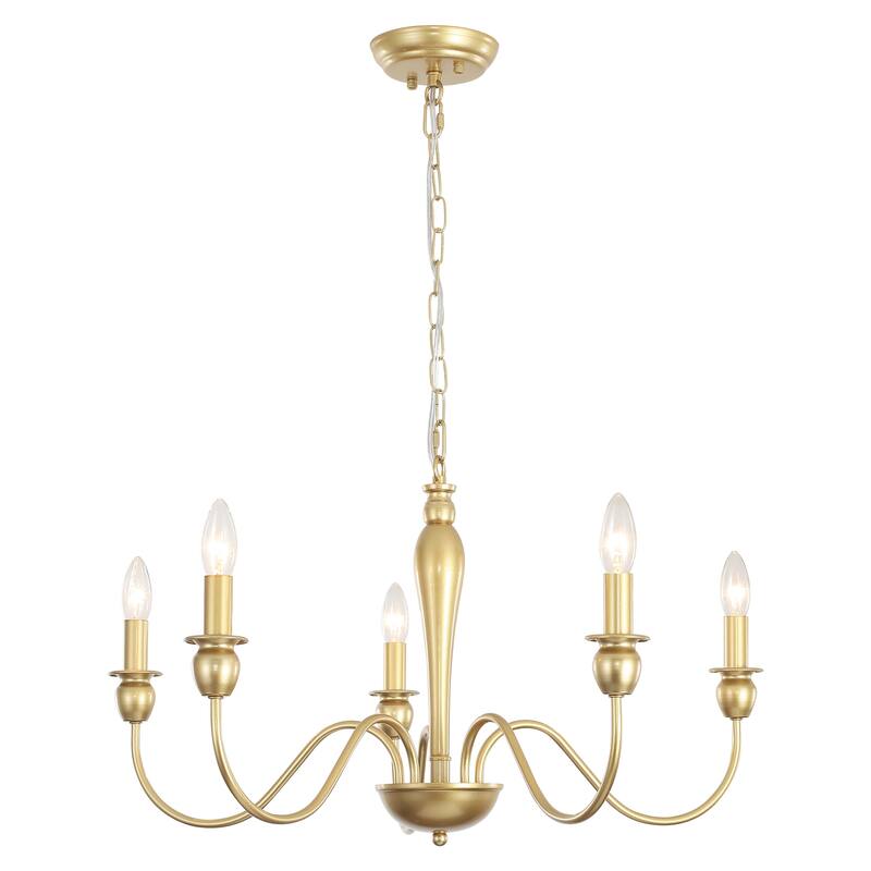 5-Light 28.14-inch Classic Chandelier Light for Kitchen Island Bedroom