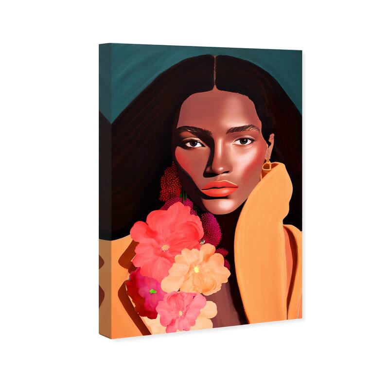 Wynwood Studio Fashion and Glam Glamorama IV Gold and Amber Glam Wall Art Canvas Print