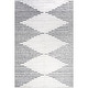 preview thumbnail 9 of 13, Nuloom Yori Diamond SplashGuard Machine Washable Area Rug