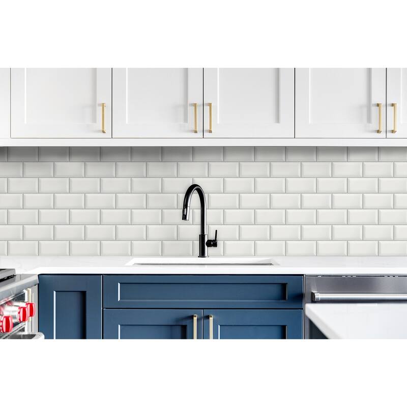 NextWall Large Subway Tile Peel and Stick Wallpaper - 20.5 in. W x 18 ft. L