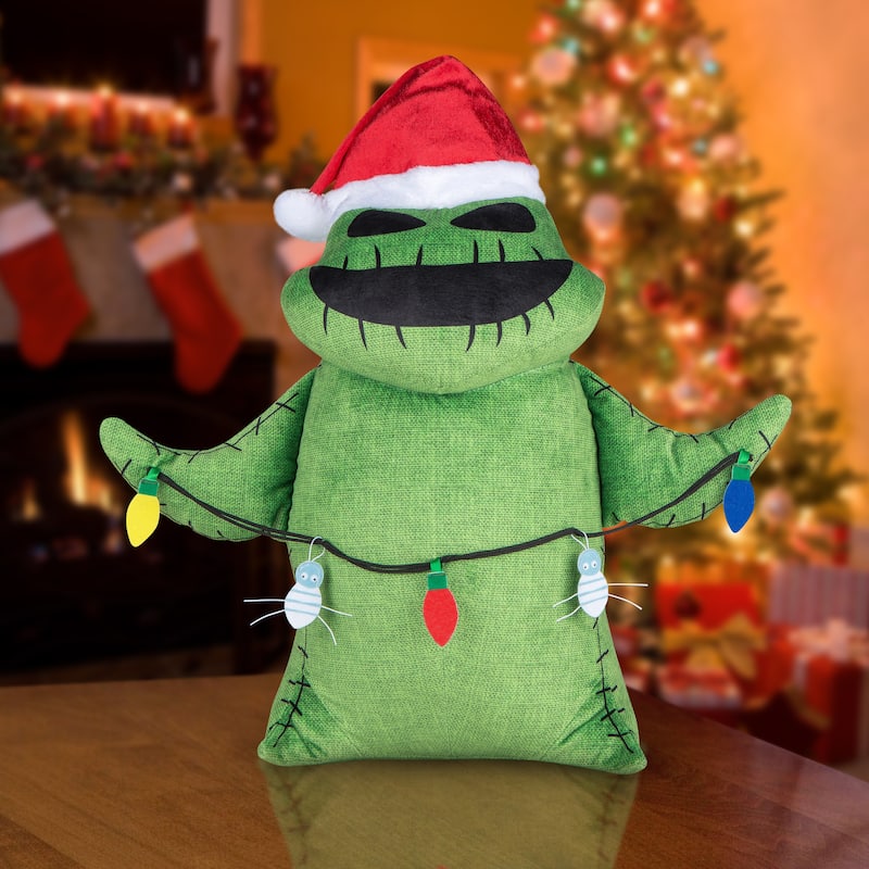 Holiday Greeter-Oogie Boogie w/Santa Hat-OPP SM-Disney
