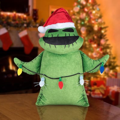 Holiday Greeter-Oogie Boogie w/Santa Hat-OPP SM-Disney
