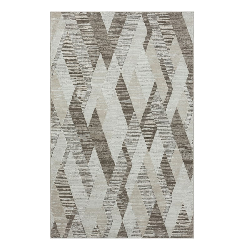 Teji Geometric Area Rug By HomeRoots - 4' x 6'