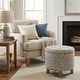 preview thumbnail 1 of 110, Carson Carrington Hare Button-tufted Round Storage Ottoman Cream