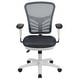 preview thumbnail 123 of 164, Nicholas Mid-Back Blue Mesh Multifunction Executive Swivel Ergonomic Office Chair with Adjustable Arms
