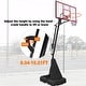 preview thumbnail 3 of 13, Portable Adjustable Basketball Hoop with Shatterproof Backboard