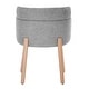 preview thumbnail 16 of 23, Modern Upholstered Solid Wood Dining Chair With Arms (Set of 2)