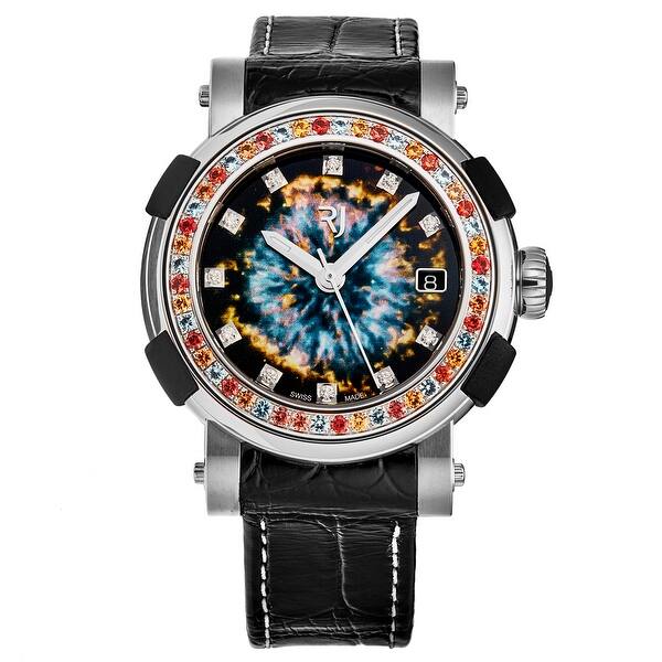 Shop Romain Jerome Women S 1s39a Tttr 6000 Ar 1112 Sto19 Arraw Star Twist Glowing Eye Nebula Diamond Dial Spinning Bezel Watch On Sale Overstock 31644174