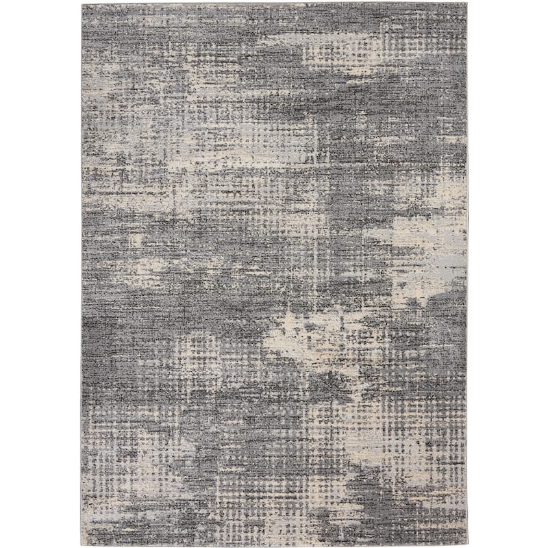 Calvin Klein Rush Abstract Modern Neutral Area Rug