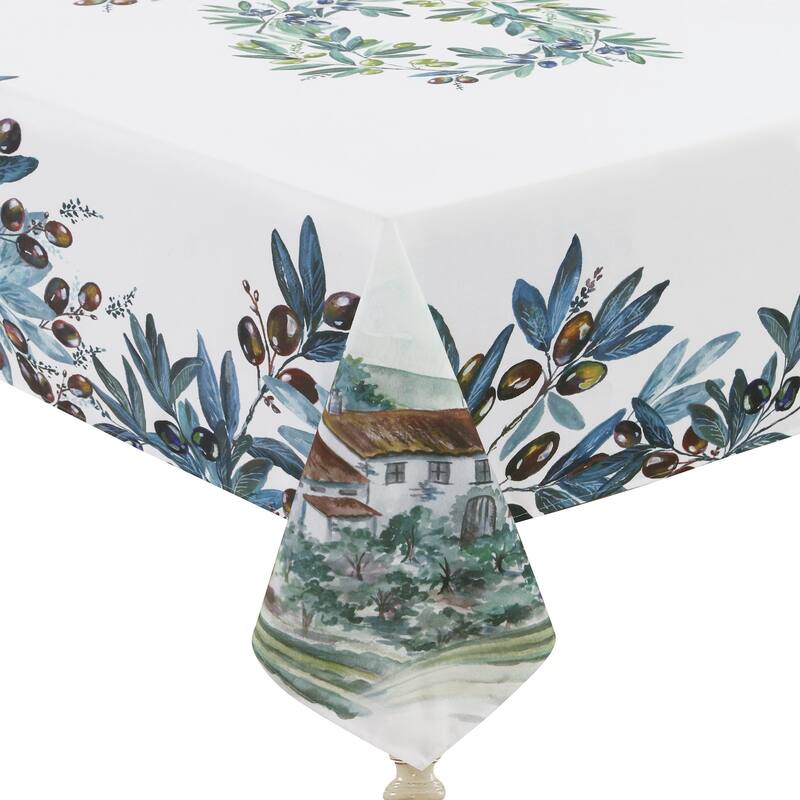 Olive Grove 70x144 Tablecloth