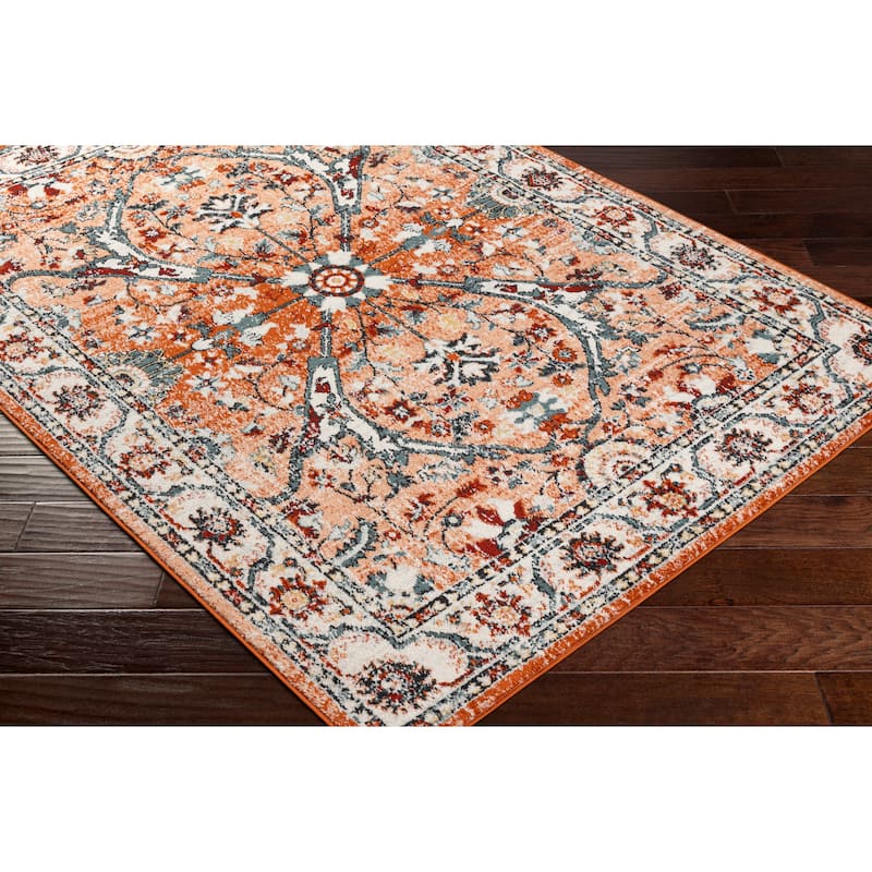 Artistic Weavers Tevazu Floral Traditional Area Rug