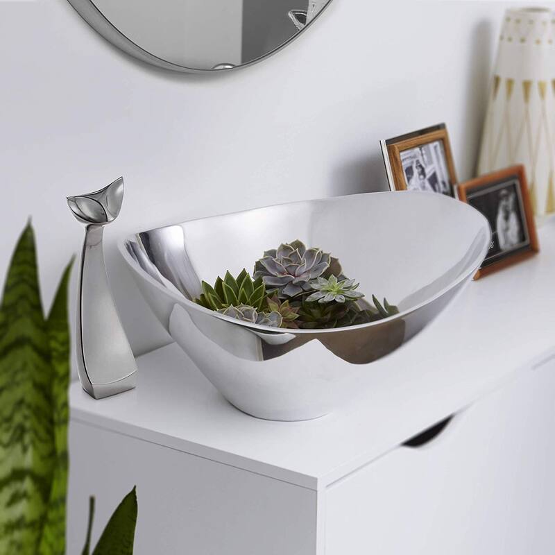 Nambe Cat Figurine Small - 9" H