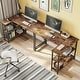 preview thumbnail 51 of 113, Small L Shaped Desk with Storage Shelves Corner Computer Desk
