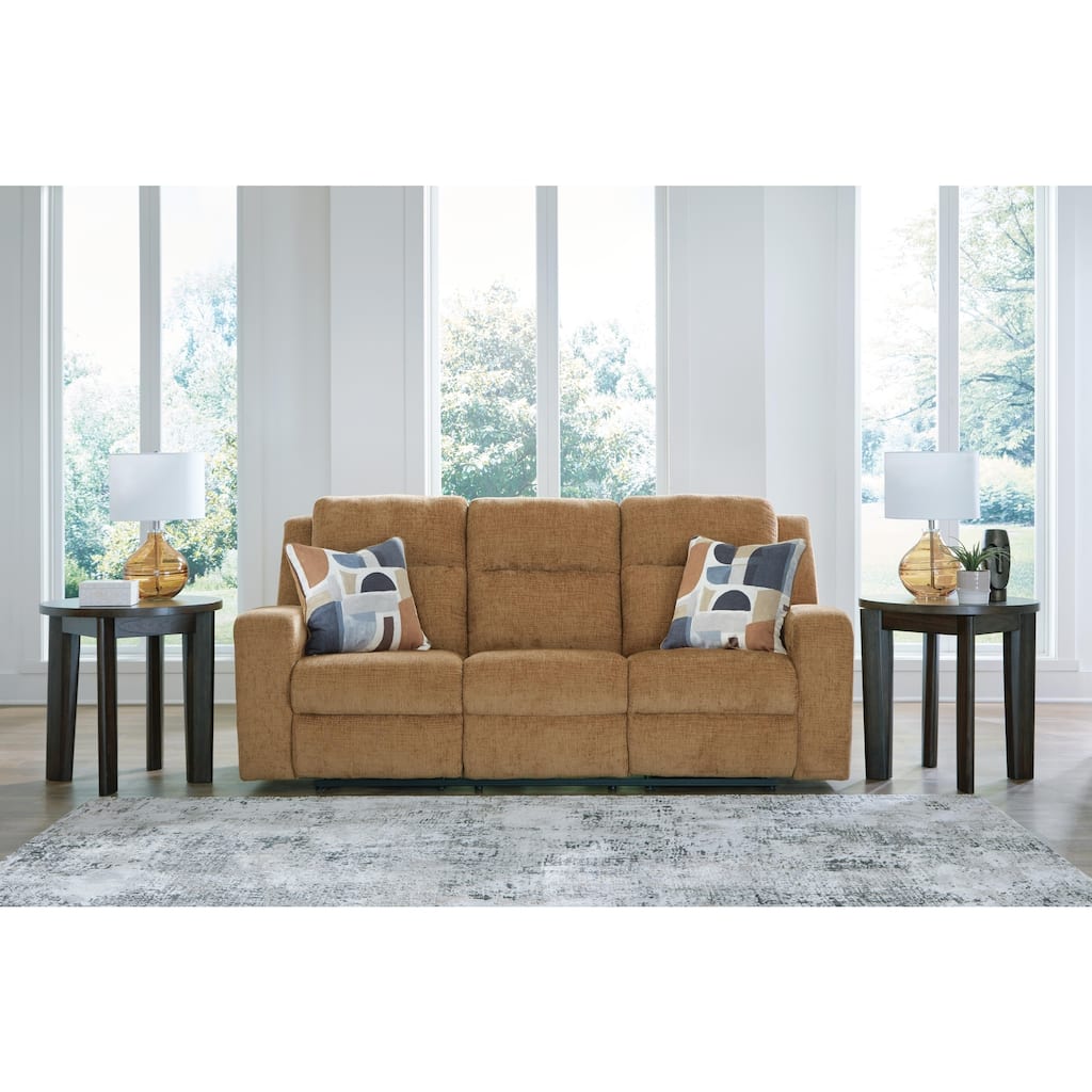 Signature Design by Ashley Kanlow Brown Reclining Sofa - 86"W x 40"D x 40"H