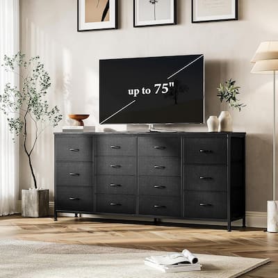 63" W Dresser Tv Stand for 65 70 75 Inch Tv