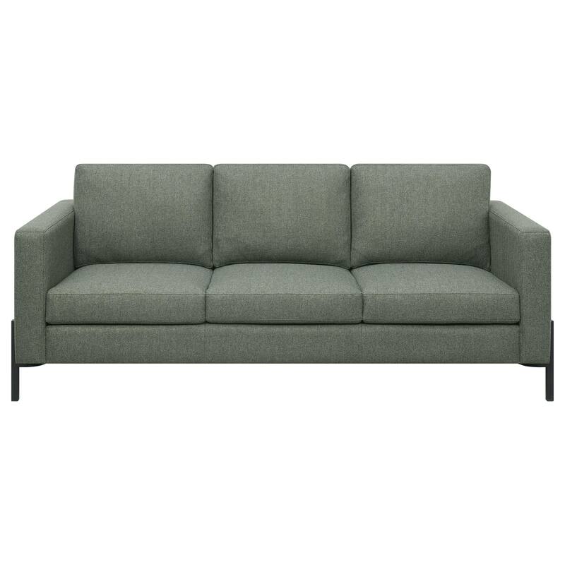 Tilly Transitional Upholstered Track Arms Sofa Set
