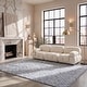 preview thumbnail 1 of 56, SAFAVIEH Handmade Abstract Birdie Modern Wool Rug 10' x 14' - Blue/Ivory