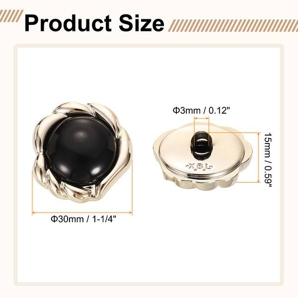 Faux Pearl Buttons Plastic Round Sewing Button Craft Fastener for Coats ...
