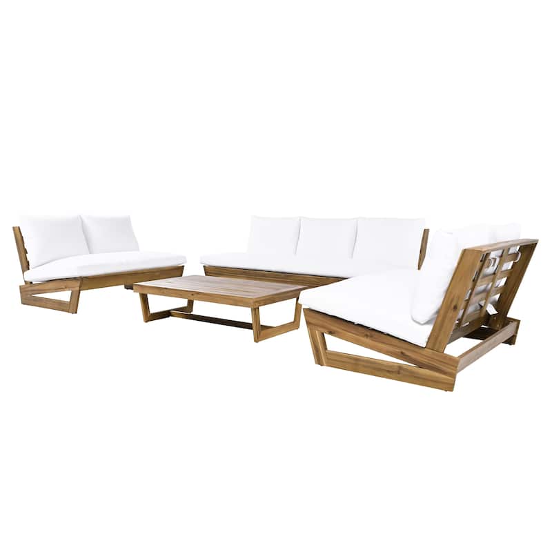 Christopher Knight Home - Sherwood 4-Piece Outdoor Patio Sofa Set