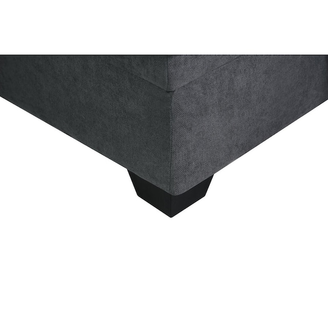 Copper Grove Arogundade Woven Fabric Reversible Sectional Sleeper Sofa