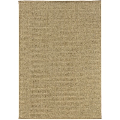 Greensboro Tan Solid Outdoor Casual Area Rug