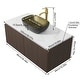 preview thumbnail 22 of 39, Vintage Aluminium Bathroom Vanity With Countertop Sink Copper Faucet Set