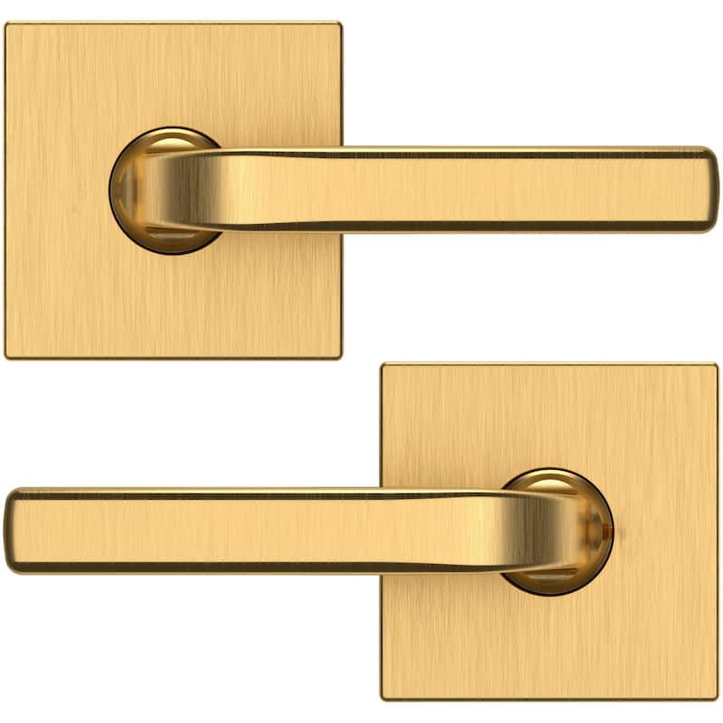 Baldwin 5190 Series Passage Door Lever Set with Square Rose from the