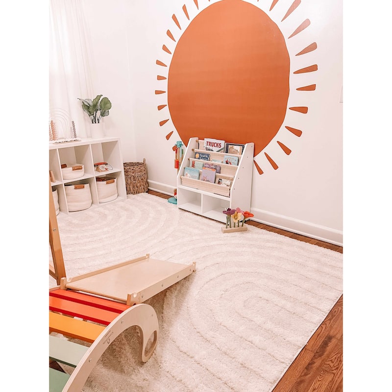 Hauteloom Arnel Living Room, Bedroom Area Rug - Beige - 2' x 3'