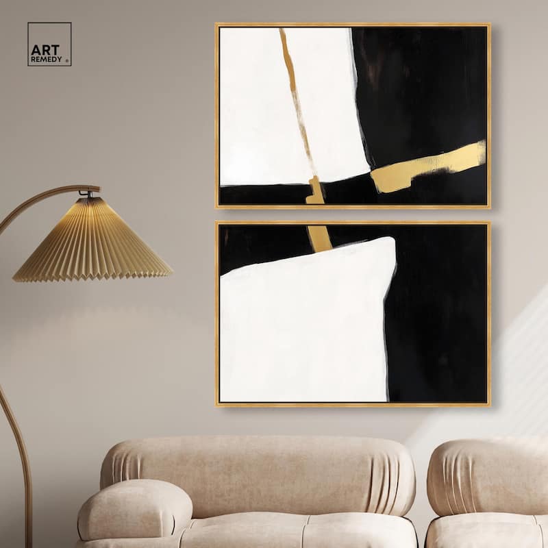Urban Grid II Canvas Set of 2 by Art Remedy