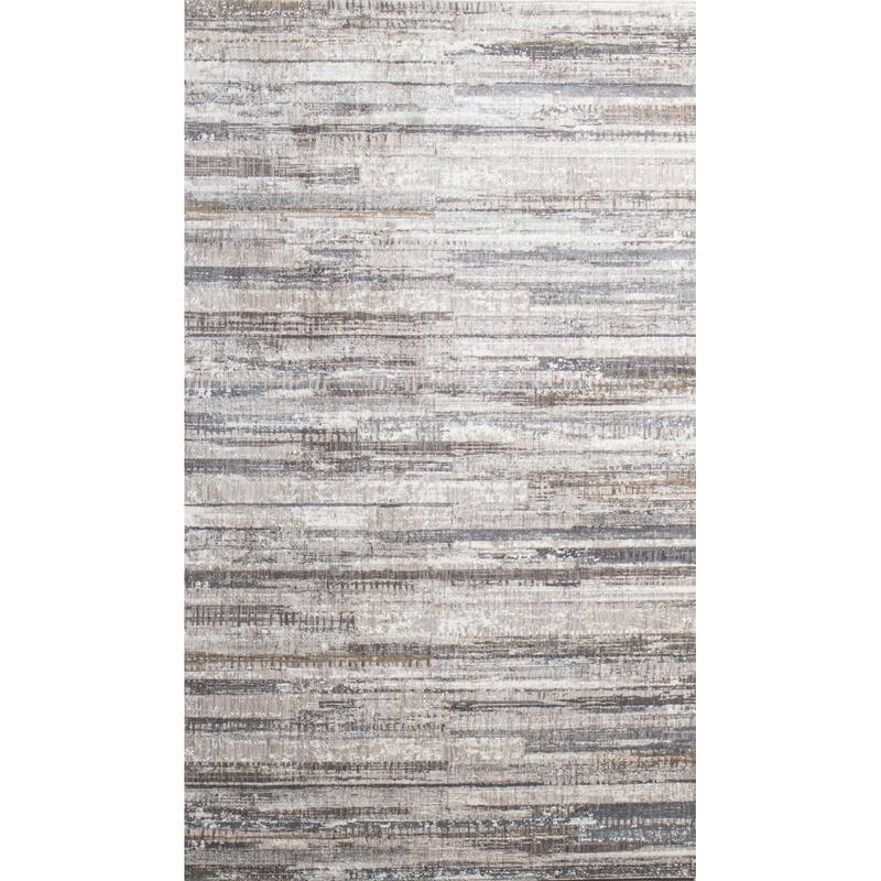 Bashian Mikhala Cream & Grey Contemporary Area Rug
