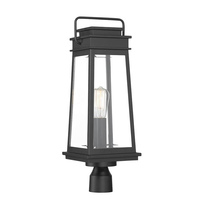 Savoy House 5-817 Boone 25" Tall Post Light - Matte Black