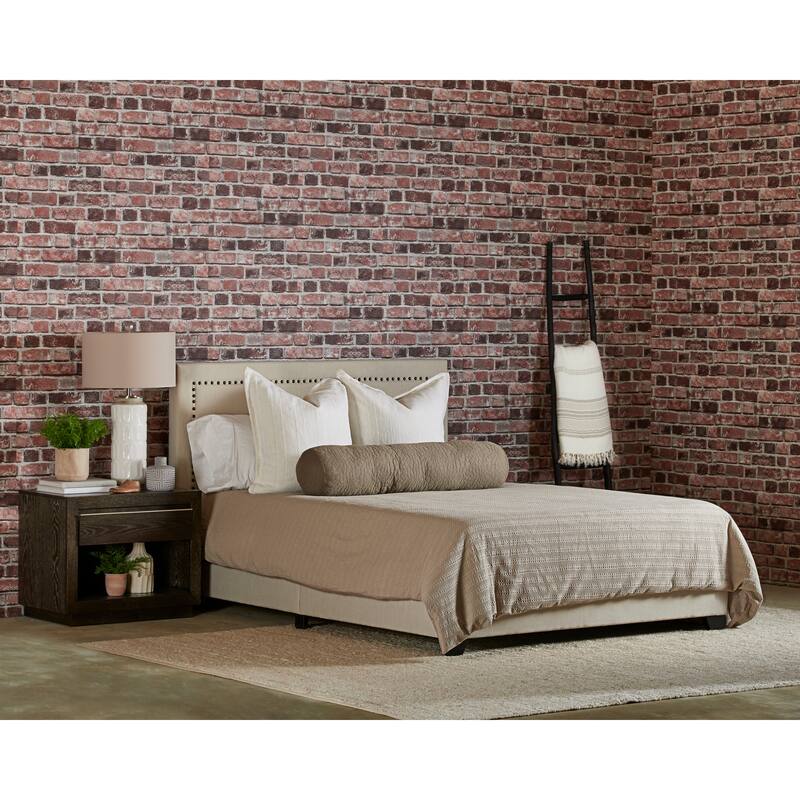Cooper Upholstered Nailhead Platform Bed