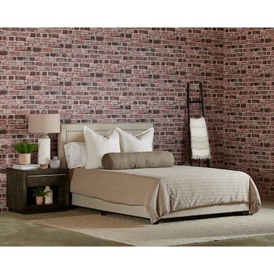 Cooper Upholstered Nailhead Platform Bed