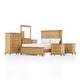 preview thumbnail 16 of 21, Furniture of America Wellington Farmhouse Natural Oak 6-Piece Wood Kids Bedroom Set