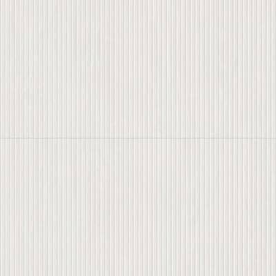 The Tile Life Marqueterie 24x48 White Porcelain Floor & Wall Tile