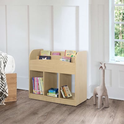 Magazine/Bookshelf with Toy Storage, Natural