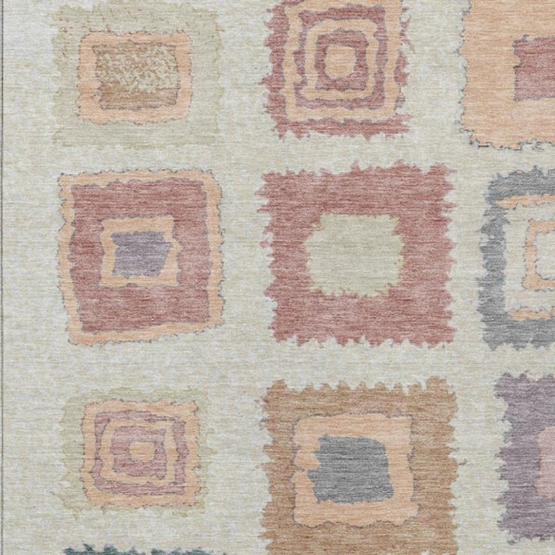 HomeRoots Geometric Transitional Rectangle Outdoor Rug