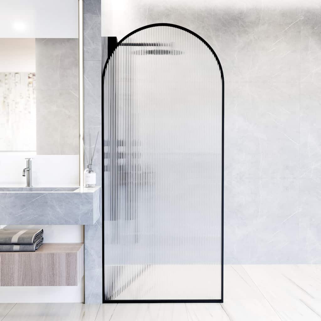 Vigo VG6078FL3478 Arden 78" High x 34" Wide Shower Screen Framed