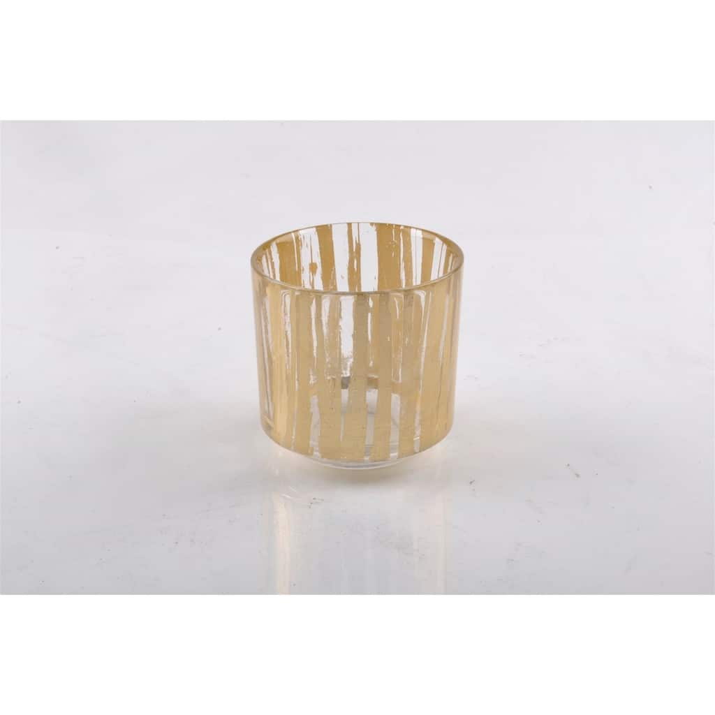 Med. Gold Leaf Votive- A
