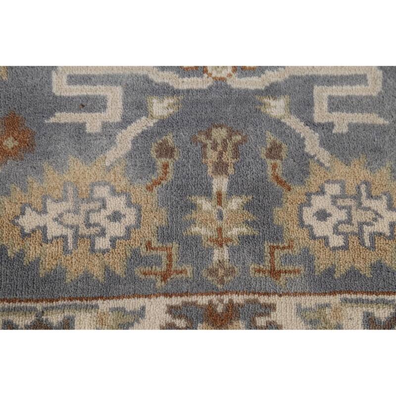 All-Over Oushak Indian Accent Rug Handmade Wool Carpet - 3'3"x 5'5"